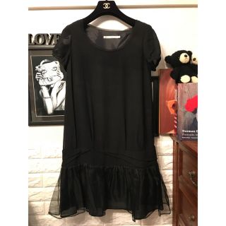 レイビームス(Ray BEAMS)の超美品♥︎レイビームス 結婚式 パーティー フォーマルドレス ワンピース 黒(ミニワンピース)