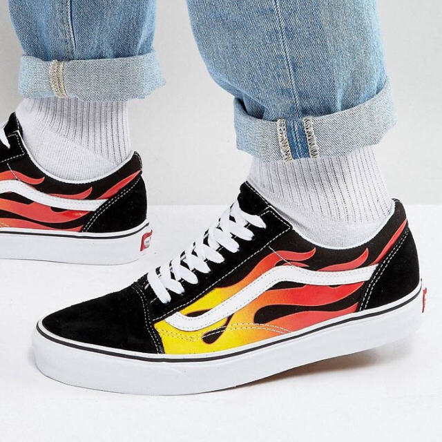 VANS FLAME OLD SKOOL オールドスクール 25cm www.krzysztofbialy.com