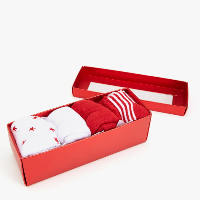 ZARA HOME(ザラホーム)のベビー用クリスマスソックスボックス キッズ/ベビー/マタニティのこども用ファッション小物(靴下/タイツ)の商品写真