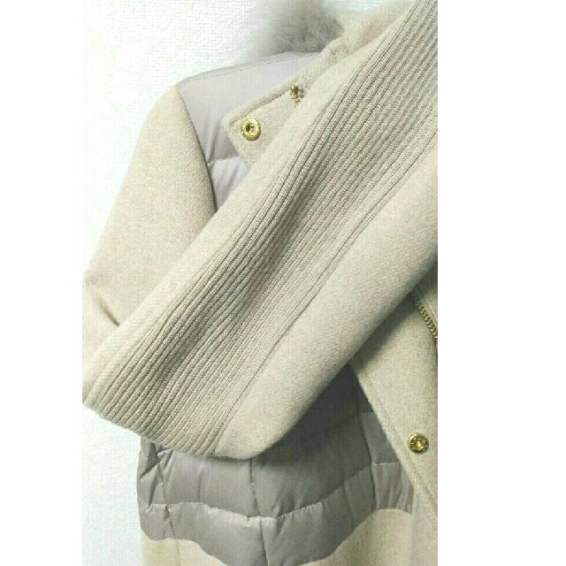 DOUBLE STANDARD CLOTHING(ダブルスタンダードクロージング)のダブルスタンダード　コート　ベージュ レディースのジャケット/アウター(ロングコート)の商品写真