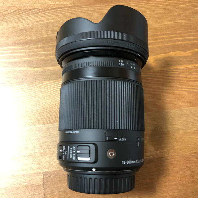 SIGMA(シグマ)の【美品】SIGMA 18-300mm f3.5-6.3 キヤノンCanon用  スマホ/家電/カメラのカメラ(レンズ(ズーム))の商品写真