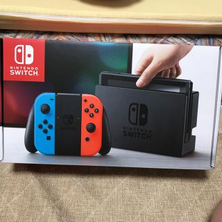 新品未開封 保証付 任天堂 スイッチ  本体  ブルー レッド(家庭用ゲーム機本体)