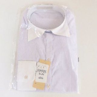 アオキ(AOKI)のAOKIのブラウス / ７号 / ストライプ / ラベンダー色/ アオキ(シャツ/ブラウス(長袖/七分))