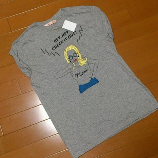スピンズ(SPINNS)の女の子Tシャツ♡グレー(Tシャツ(半袖/袖なし))