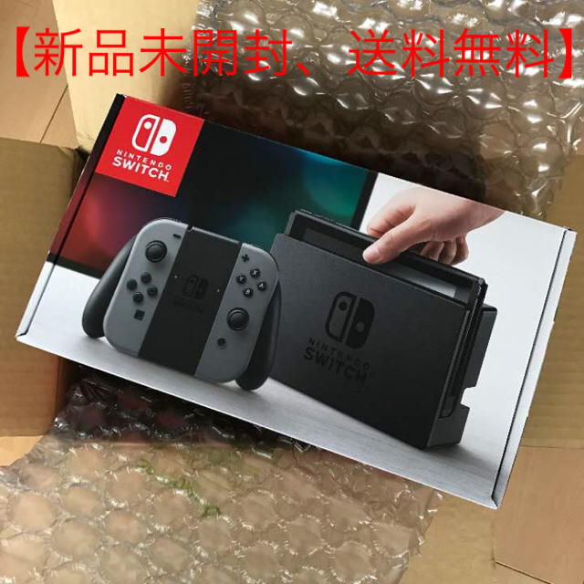 Nintendo Switch(ニンテンドースイッチ)の【新品未開封、送料無料】ニンテンドー 任天堂 スイッチ switch エンタメ/ホビーのゲームソフト/ゲーム機本体(家庭用ゲーム機本体)の商品写真