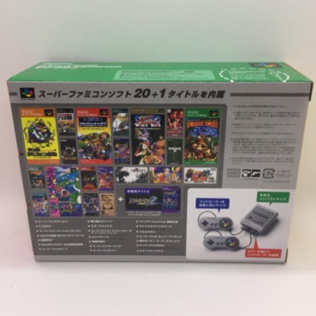 スーパーファミコン ミニ+アダプター付き エンタメ/ホビーのゲームソフト/ゲーム機本体(家庭用ゲーム機本体)の商品写真