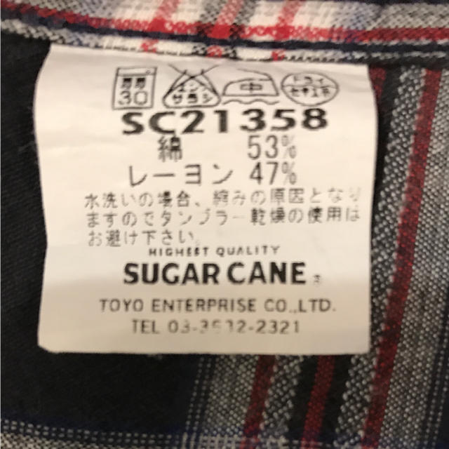 Sugar Cane(シュガーケーン)のSUGAR CANE ネルシャツ メンズのトップス(シャツ)の商品写真
