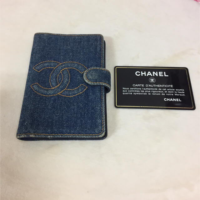 CHANEL(シャネル)のシャネル 超レア品！ デニム手帳カバー 良品☆ レディースのファッション小物(その他)の商品写真