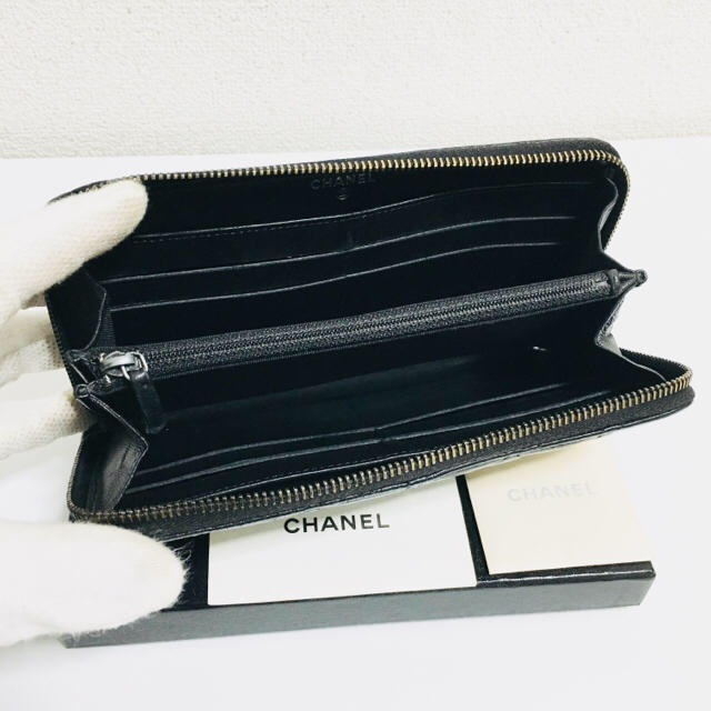 CHANEL(シャネル)の841❤️超美品❤️最新❤️シャネル❤️ジップ 長財布❤️正規品鑑定済み❤️ レディースのファッション小物(財布)の商品写真