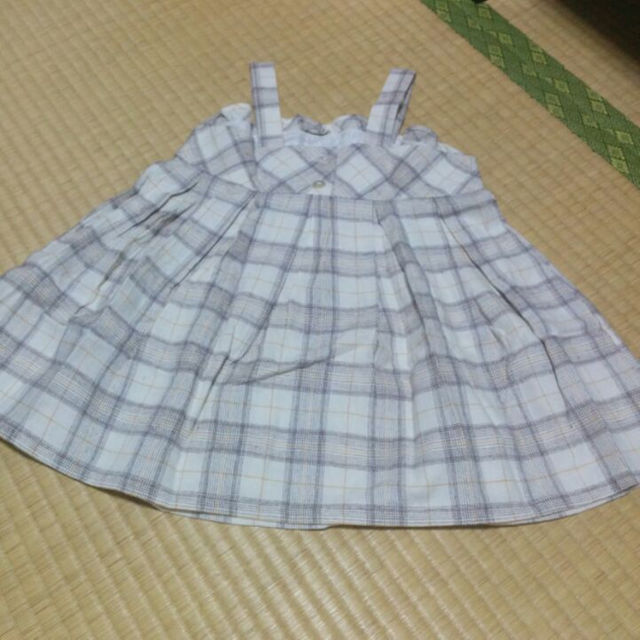 70%オフ♪　新品　100cm　フレアーワンピース　西松屋購入　秋物 キッズ/ベビー/マタニティのキッズ服女の子用(90cm~)(ワンピース)の商品写真