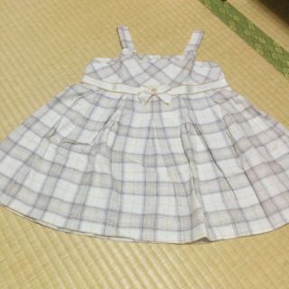 70%オフ♪　新品　100cm　フレアーワンピース　西松屋購入　秋物(ワンピース)