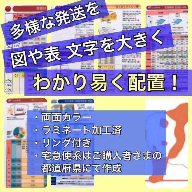 【シン・料金完全対応版！】送料 料金一覧表 《ゆっくり割引対象》 ハンドメイドの生活雑貨(その他)の商品写真