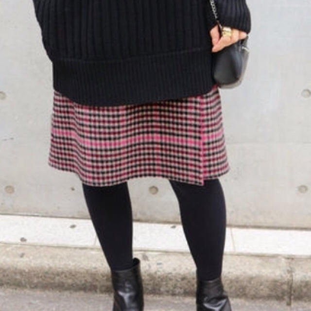 IENA(イエナ)のWフェイスリバーシブル ミニ丈スカート レディースのスカート(ひざ丈スカート)の商品写真