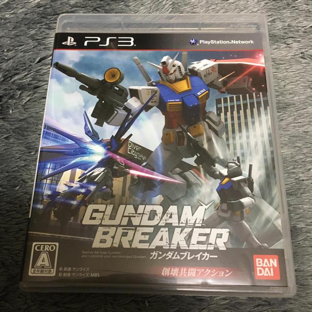 PlayStation3(プレイステーション3)のPS3 ガンダムブレイカー フリル最安値！ エンタメ/ホビーのゲームソフト/ゲーム機本体(家庭用ゲームソフト)の商品写真