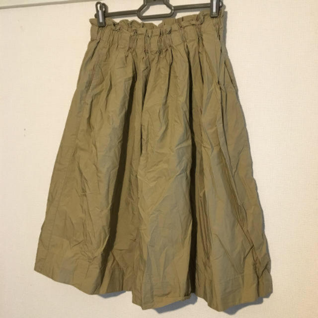 MUJI (無印良品)(ムジルシリョウヒン)の無印 ギャザースカート レディースのスカート(ひざ丈スカート)の商品写真
