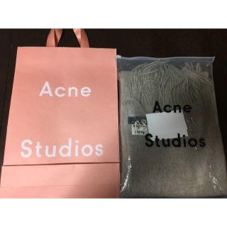 アクネ(ACNE)の【ラスト1点】 アクネ　ストール　Taupe　AcneStudios(ストール/パシュミナ)