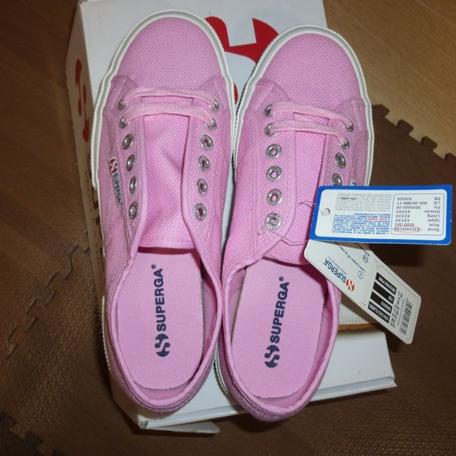 SUPERGA(スペルガ)の★新品★ SUPERGA スペルガ スニーカー ピンク色 25ｃｍ レディースの靴/シューズ(スニーカー)の商品写真