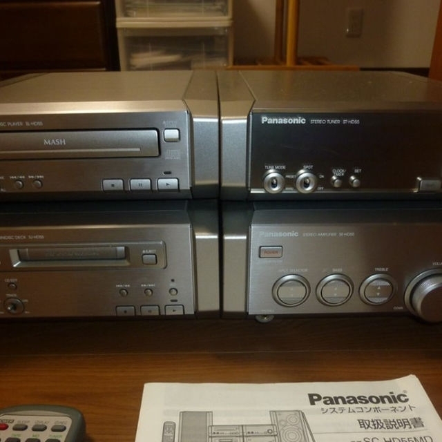 パナソニック システムコンポーネント SC-HD55MD CDMDラジオ