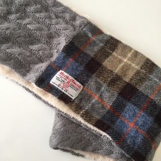 ハリスツイード(Harris Tweed)の【ハリスツイード 】２パターンスヌード☆未使用☆(マフラー/ショール)