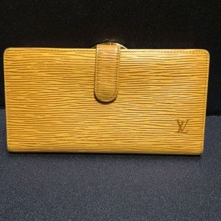 ヴィトン(LOUIS VUITTON) がま口 財布(レディース)（イエロー/黄色系 ...