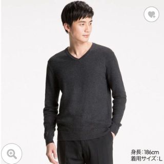 ユニクロ(UNIQLO)の【新品未使用】ユニクロ♡コットンカシミヤセーター♡Lサイズ(その他)