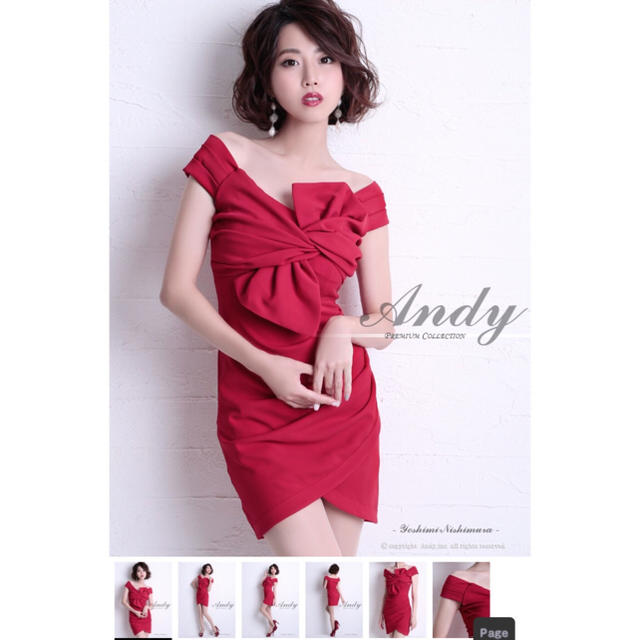 Andy(アンディ)のAndy ミニドレス レディースのフォーマル/ドレス(ナイトドレス)の商品写真