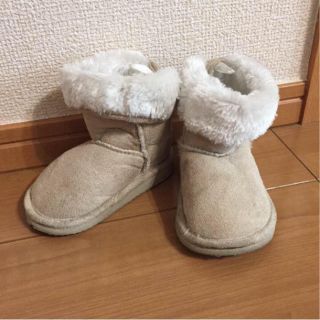 エイチアンドエム(H&M)のムートンブーツ ベージュ 12cm(ブーツ)