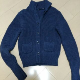 ラルフローレン(Ralph Lauren)のRALPH LAUREN　ブルーニットカーディガン(カーディガン)