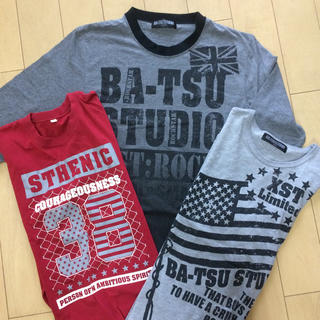 バツ(BA-TSU)のBA-TSU STUDIO 160 長袖Tシャツ3枚(Tシャツ/カットソー)