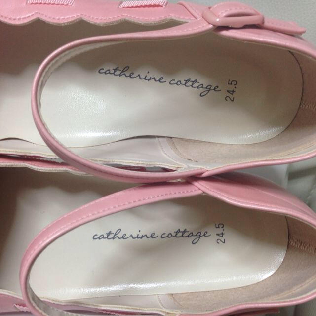 未使用キャサリンコテージおでこ靴♡ピンク レディースの靴/シューズ(ハイヒール/パンプス)の商品写真