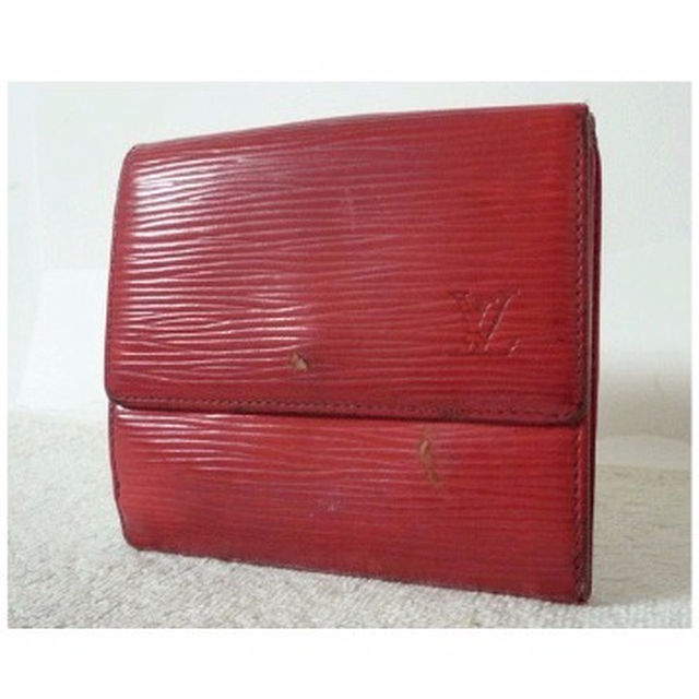 LOUIS VUITTON - ルイヴィトン エピ レザー 赤 三つ折り 財布 ウォレット レディースの通販 by 棚1628's shop