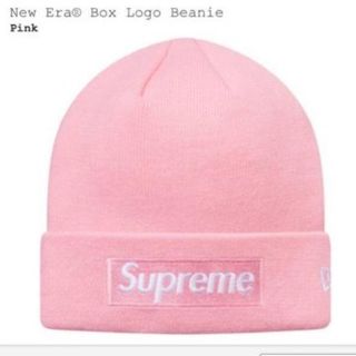 シュプリーム(Supreme)のSupreme New Era Box Logo Beanie Pink ピンク(その他)