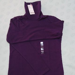 ユニクロ(UNIQLO)のユニクロ ストレッチコットン Ｌサイズ(Tシャツ(長袖/七分))