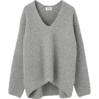 アクネ(ACNE)のAcne デボラニット グレー XS(ニット/セーター)