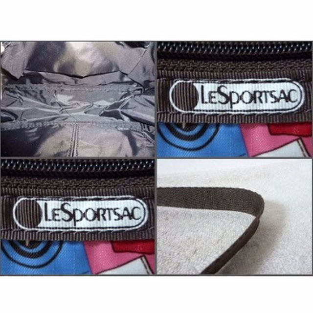 LeSportsac(レスポートサック)の☆美品☆　レスポートサック　マルチカラーシャツ柄　肩掛けショルダー　ハンドバッグ レディースのバッグ(ハンドバッグ)の商品写真