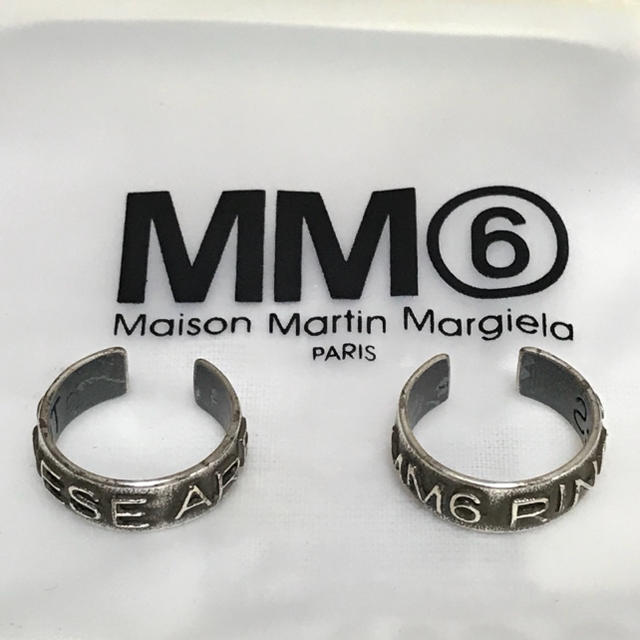 Maison Martin Margiela(マルタンマルジェラ)の新品★15AW/メゾンマルジェラ/MM6/真鍮/２連/ダブル/リング/S レディースのアクセサリー(リング(指輪))の商品写真