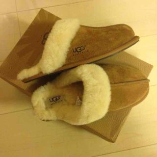 アグ(UGG)のUGG♡ムートンスリッパ(スリッポン/モカシン)