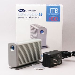 Lacei Thunderbolt外付けデュアルドライブA　HDDなし(PC周辺機器)