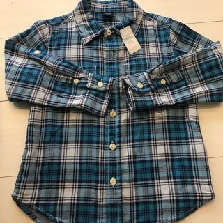 ベビーギャップ(babyGAP)のbabygap ブルーチェックシャツ 105(その他)