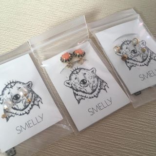 スメリー(SMELLY)の【SMELLY】ピアス&イヤリング3点セットまとめ売り(ピアス)