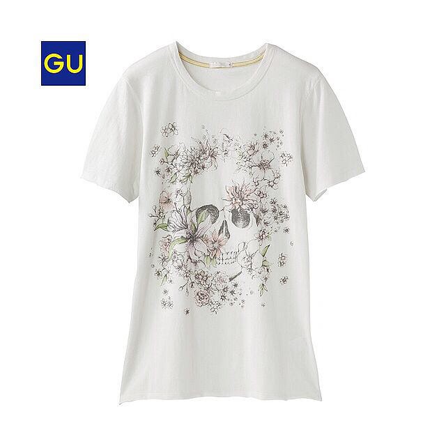 GU(ジーユー)のGUのTシャツ レディースのトップス(Tシャツ(半袖/袖なし))の商品写真