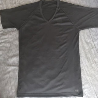 カイテキープ 肩脇メッシュ Lサイズ ブラック ワイシャツ インナー(Tシャツ/カットソー(半袖/袖なし))