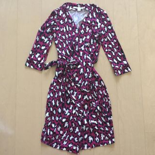 ダイアンフォンファステンバーグ(DIANE von FURSTENBERG)のDIANE Von FURSTENBERG ラップワンピース(ひざ丈ワンピース)