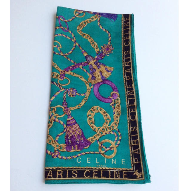 celine - 新品未使用 CELINE スカーフ サイズ約(58 × 58)cm ①ヤラメの通販 by Monami's shop
