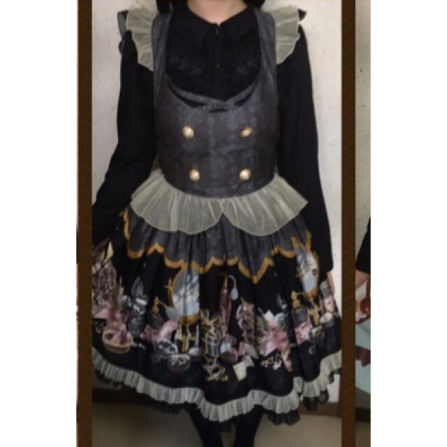 metamorphose temps de fille(メタモルフォーゼタンドゥフィーユ)の❗️りりぃ様お取り置き❗️メタモ DressRoom柄 JSK レディースのワンピース(ひざ丈ワンピース)の商品写真