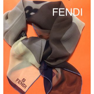 フェンディ(FENDI)のフェンディ  シルクスカーフ(バンダナ/スカーフ)