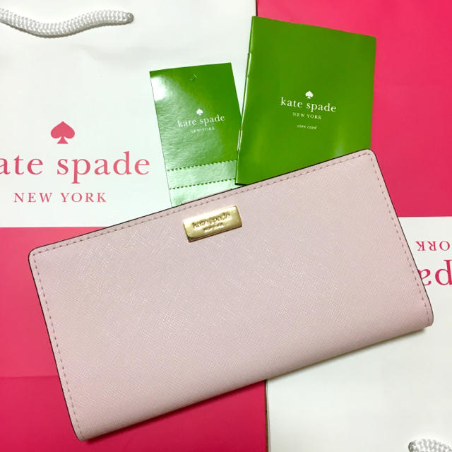 kate spade new york(ケイトスペードニューヨーク)のもも様専用 新品 ケイトスペード  ピンク 長財布 レディースのファッション小物(財布)の商品写真