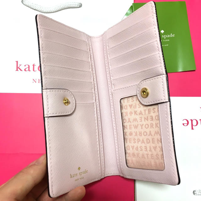 kate spade new york(ケイトスペードニューヨーク)のもも様専用 新品 ケイトスペード  ピンク 長財布 レディースのファッション小物(財布)の商品写真