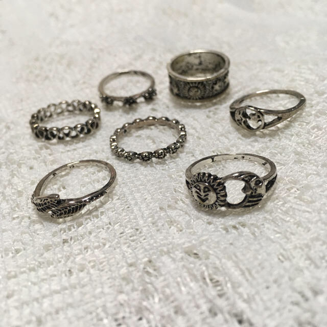 flower(フラワー)のvintage ring set 💍 レディースのアクセサリー(リング(指輪))の商品写真