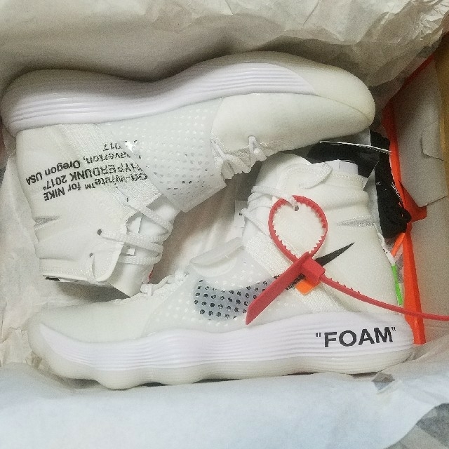 NIKE THE10 HYPERDUNK OFF WHITE ハイパーダンク スニーカー